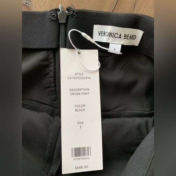 Veronica Beard Orion flare black suiting dress pants trousers NWT - Picture 8 of 9